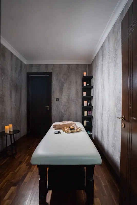 Massage room corridor view